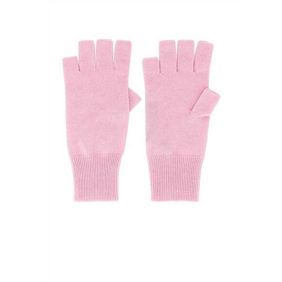 NEW AUTUMN CASHMERE women's fingerless gloves in sugar plum - Picture 1 of 2
